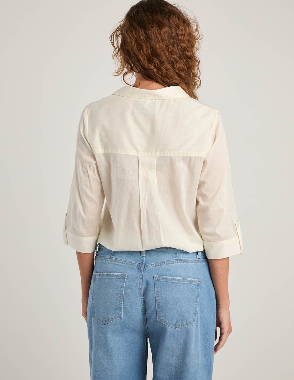 Blusa manga 3/4 para mujer 2