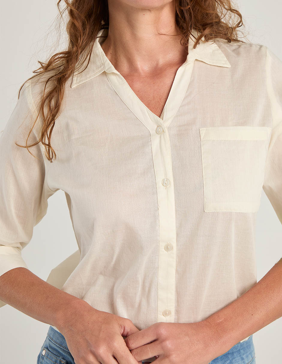 Blusa manga 3/4 para mujer 4