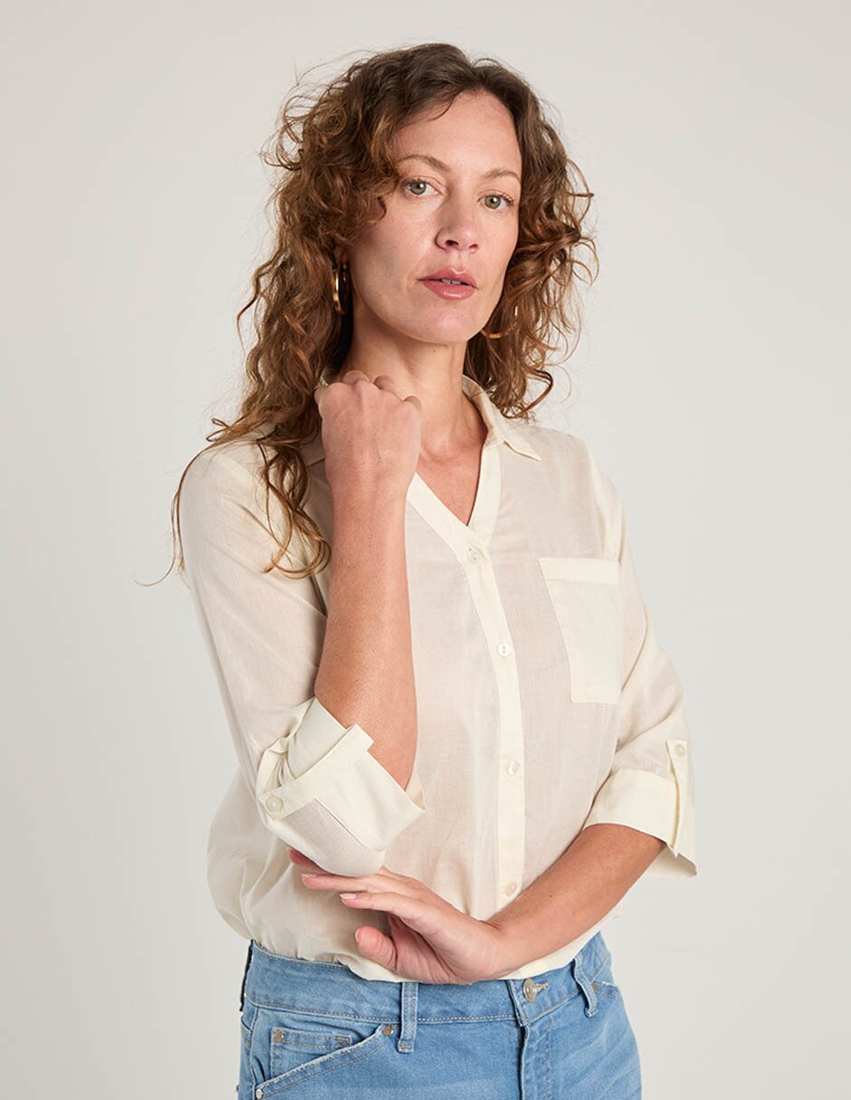 Blusa manga 3/4 para mujer 6