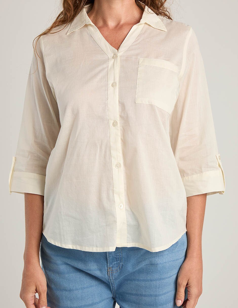 Blusa manga 3/4 para mujer 7
