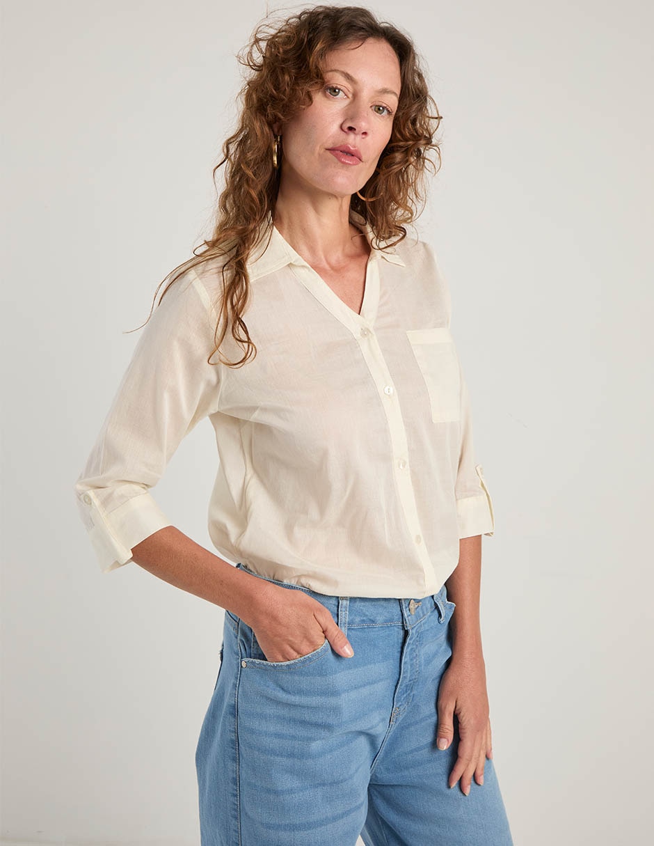 Blusa Weekend manga 3/4 para mujer