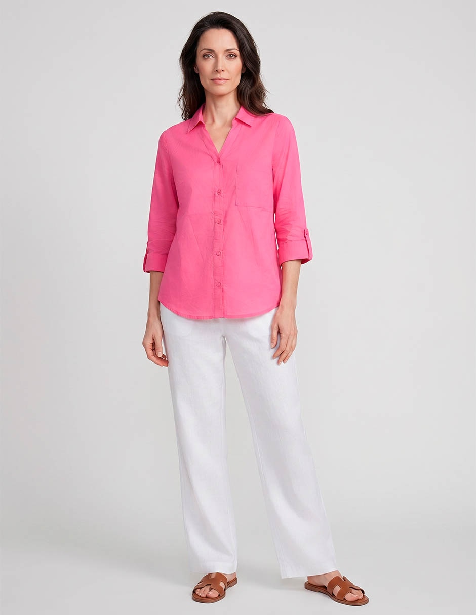 Blusa manga 3/4 para mujer