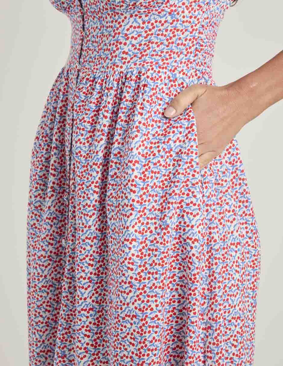 Vestido 3/4 casual para mujer