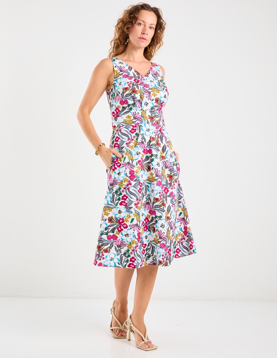 Vestido midi casual para mujer 3