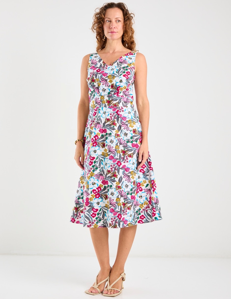 Vestido midi casual para mujer 10