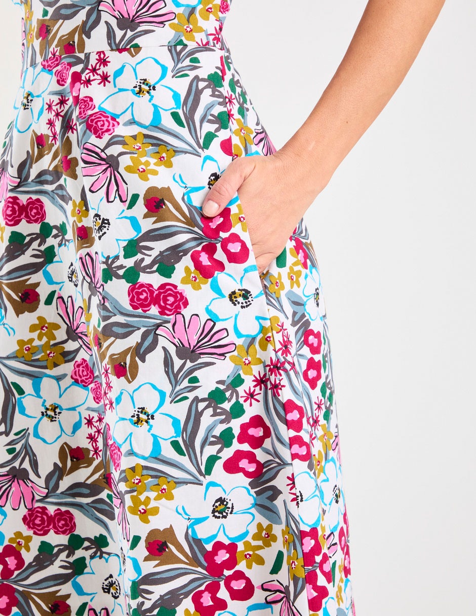 Vestido midi casual para mujer 4