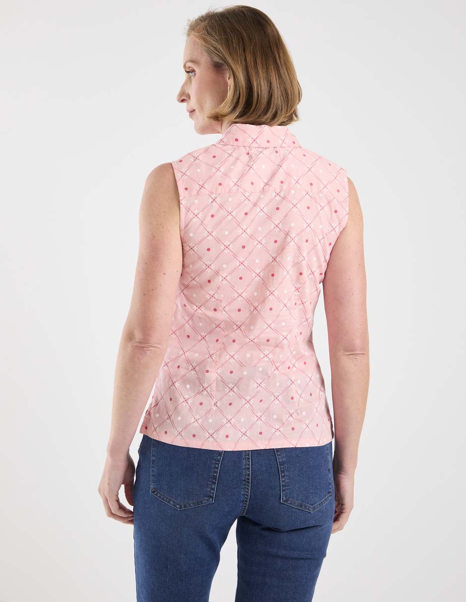 Blusa sin manga para mujer 5