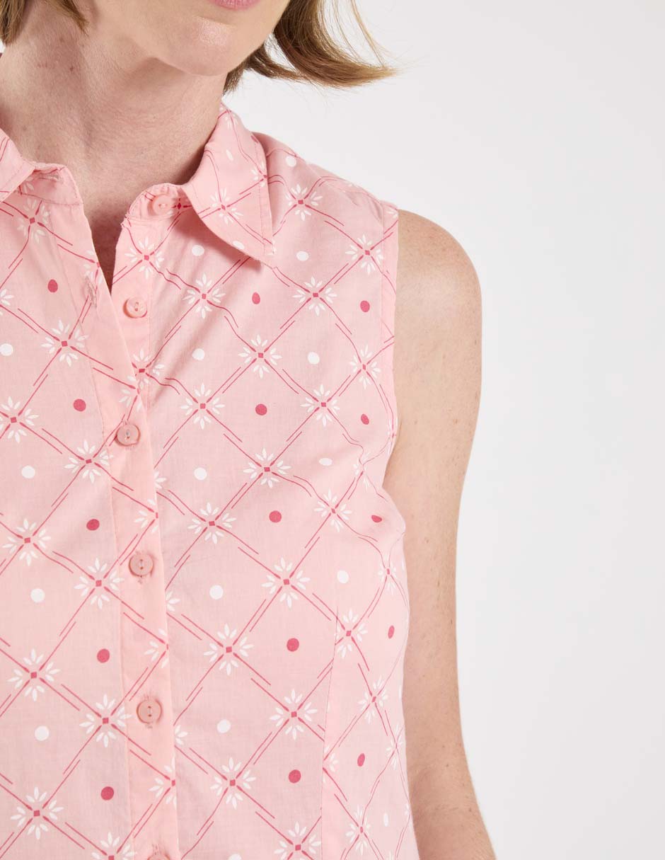 Blusa sin manga para mujer 3