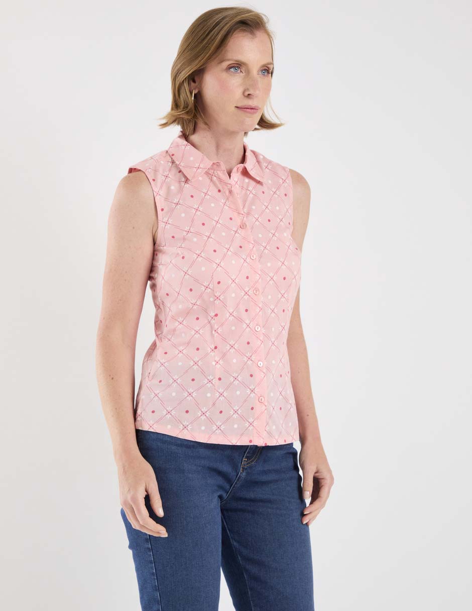 Blusa sin manga para mujer 1