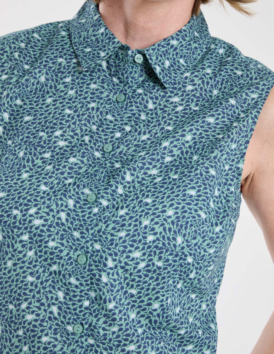 Blusa Weekend sin manga para mujer