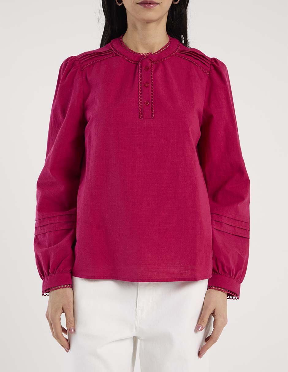 Blusa manga larga para mujer 9