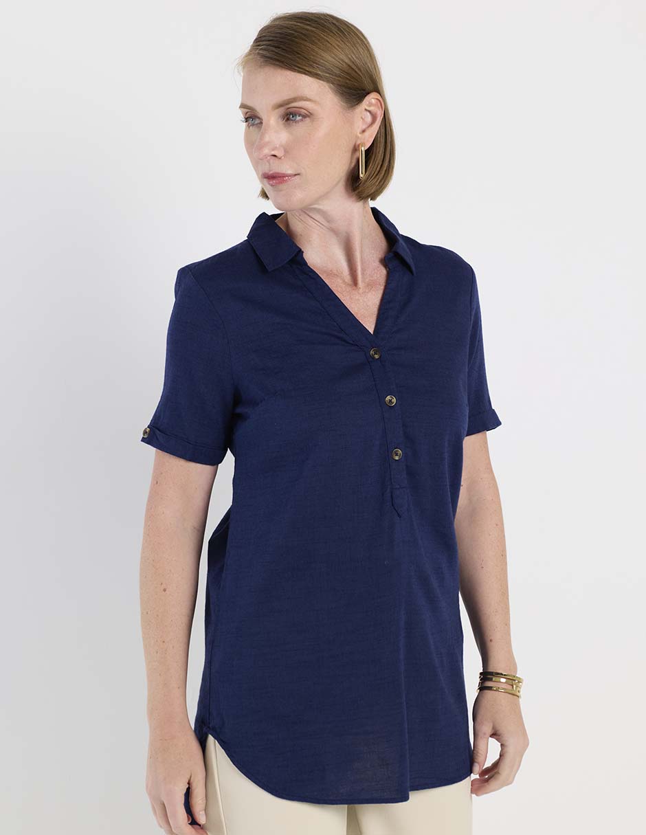 Blusa manga corta para mujer 1