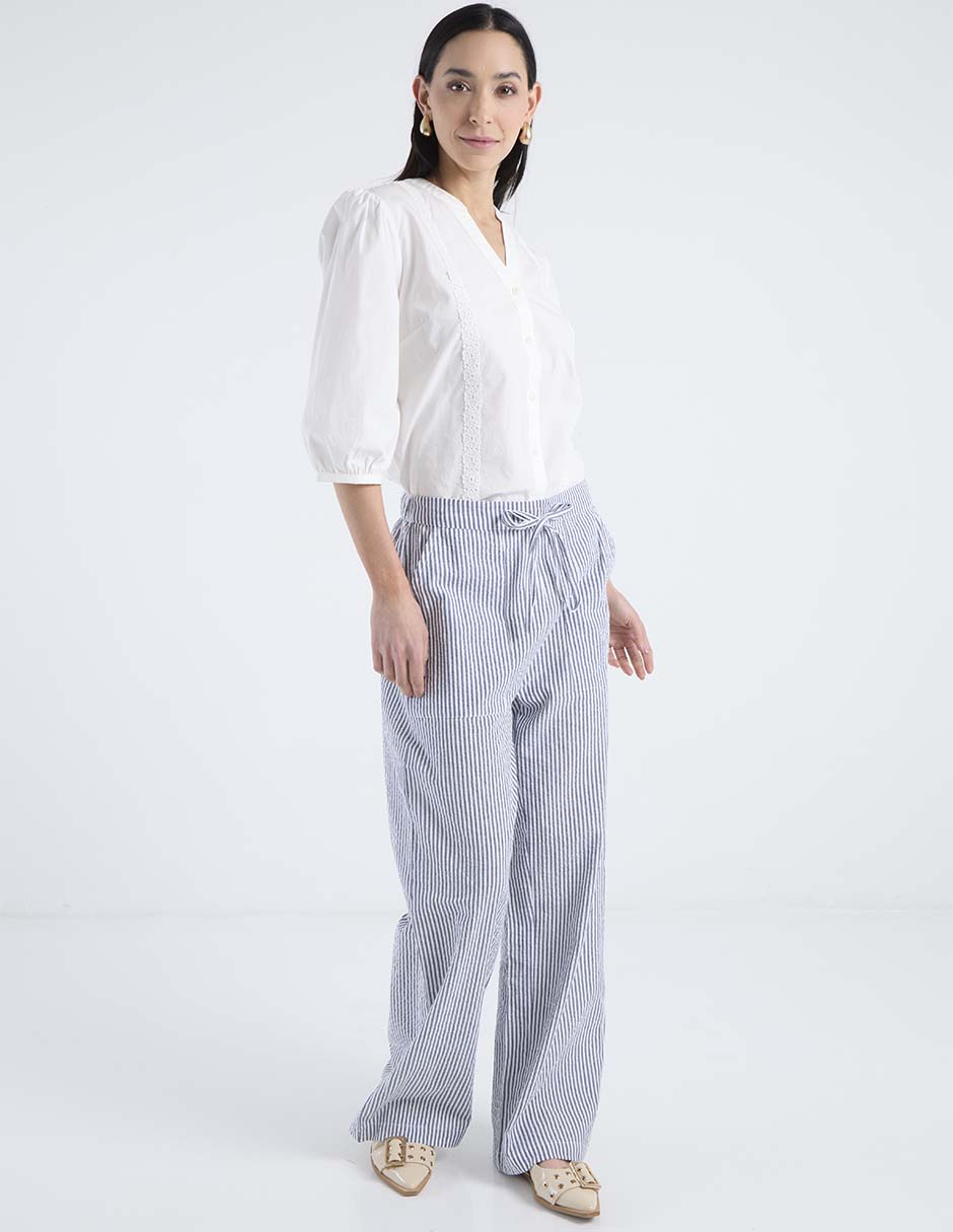 Pantalón amplio para mujer 4