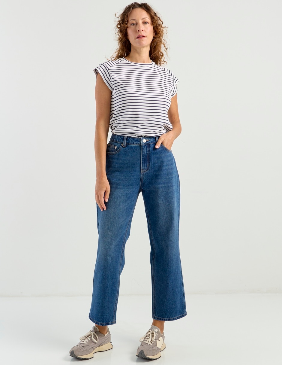 Jeans wide leg para mujer 4