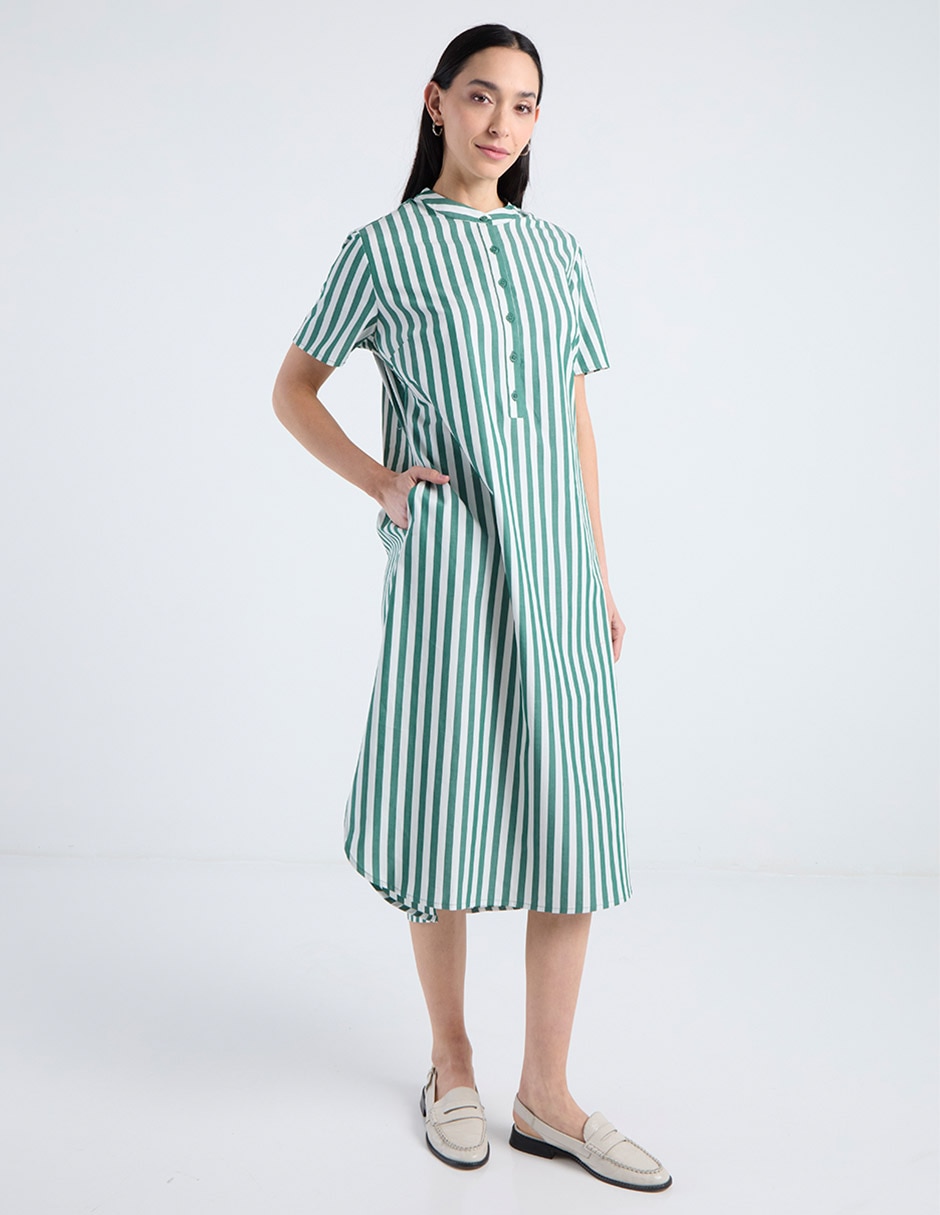 Vestido midi casual para mujer