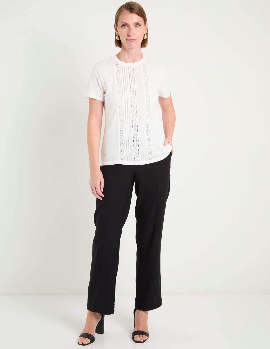 Playera manga corta Weekend cuello redondo para mujer