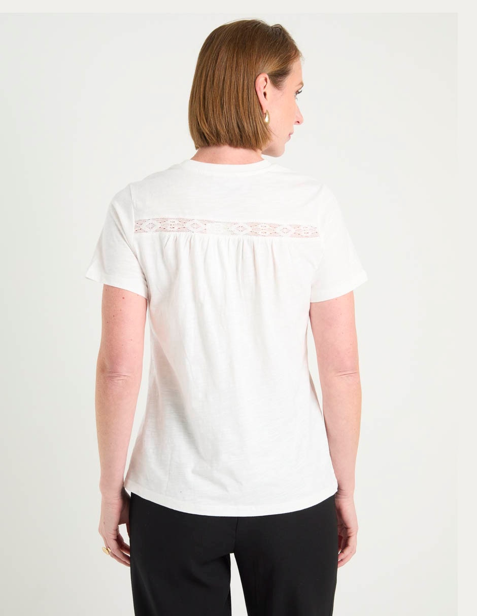 Playera manga corta Weekend cuello redondo para mujer