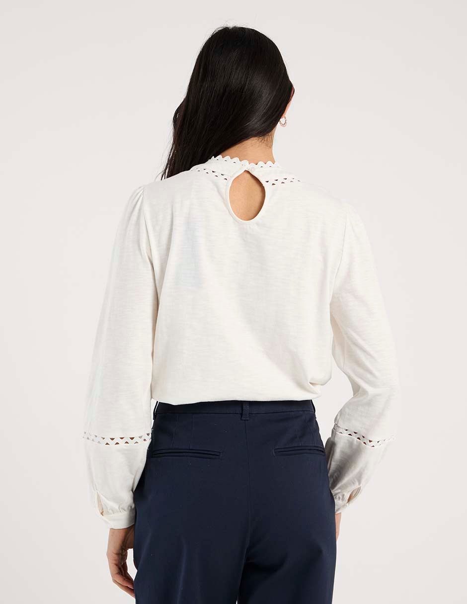 Blusa manga larga para mujer 6