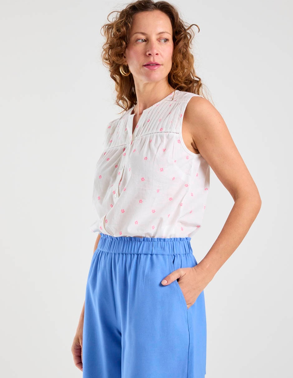 Blusa sin mangas para mujer 2