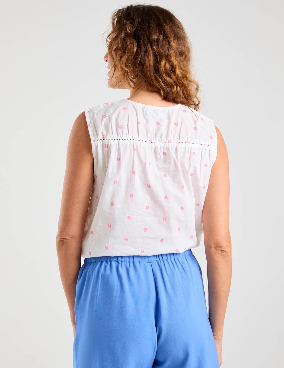 Blusa sin mangas para mujer 6