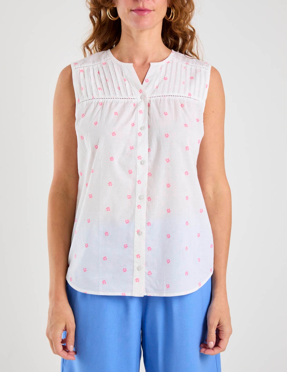 Blusa sin mangas para mujer 7