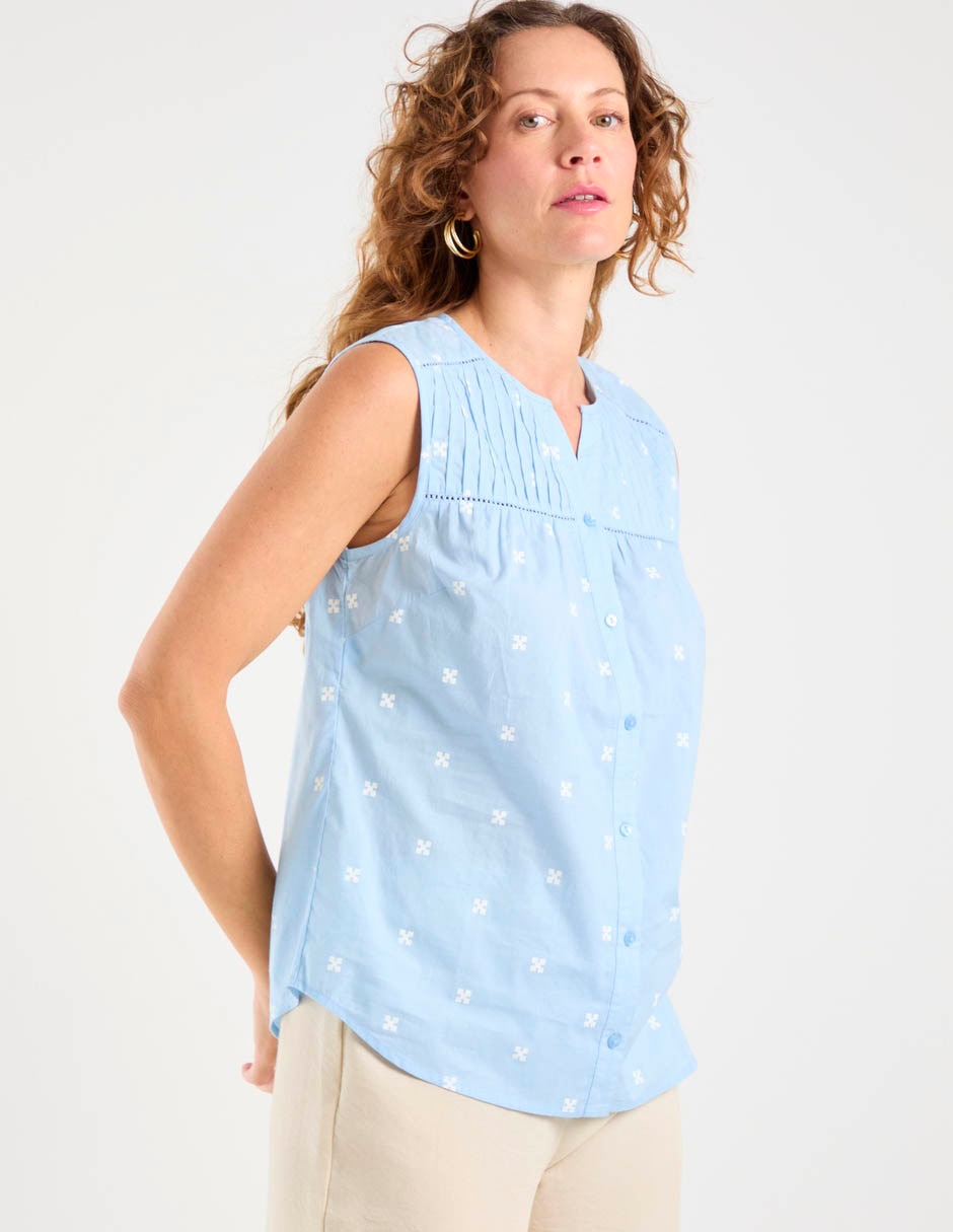 Blusa Weekend sin mangas para mujer