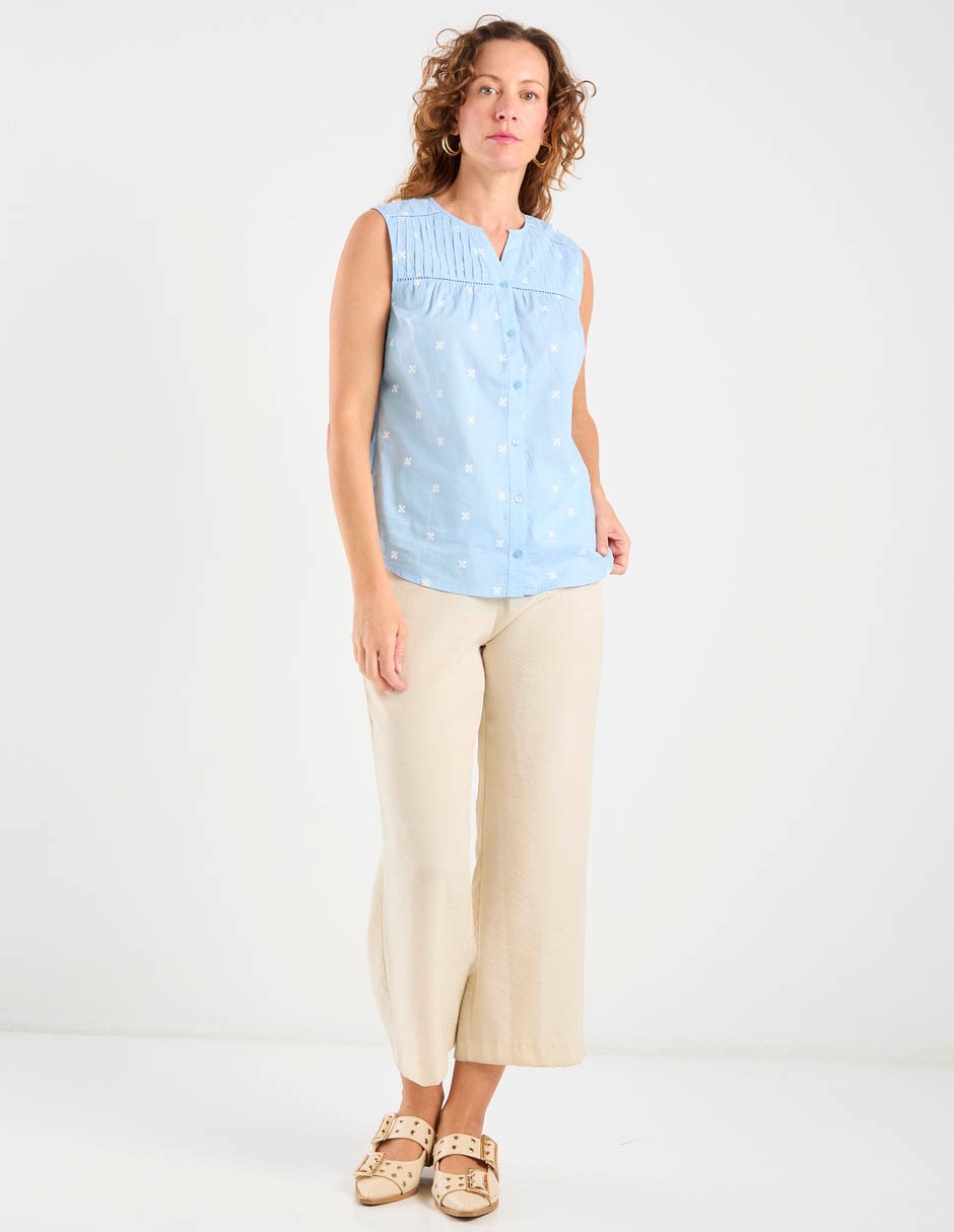 Blusa Weekend sin mangas para mujer