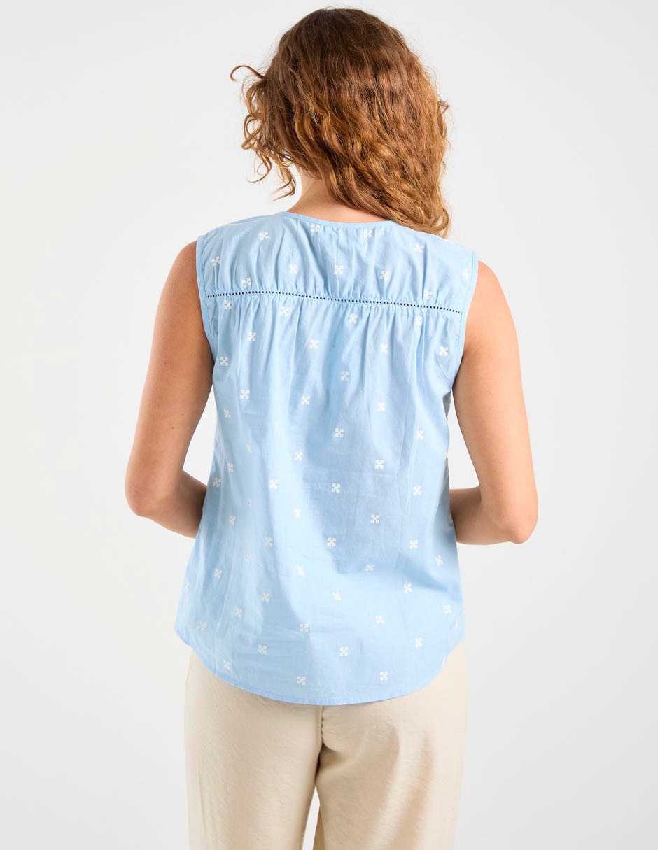 Blusa Weekend sin mangas para mujer