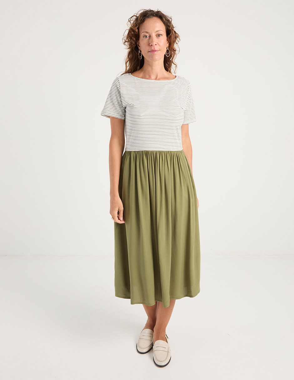 Vestido midi casual para mujer