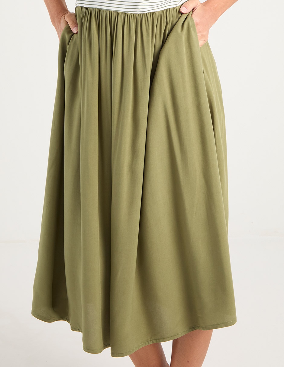 Vestido midi casual para mujer 5