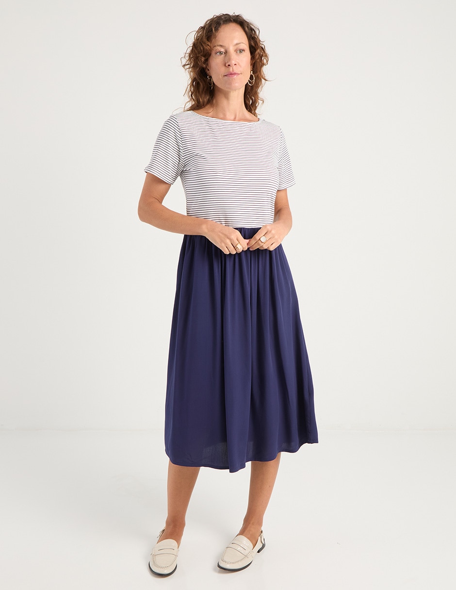 Vestido midi casual Weekend para mujer