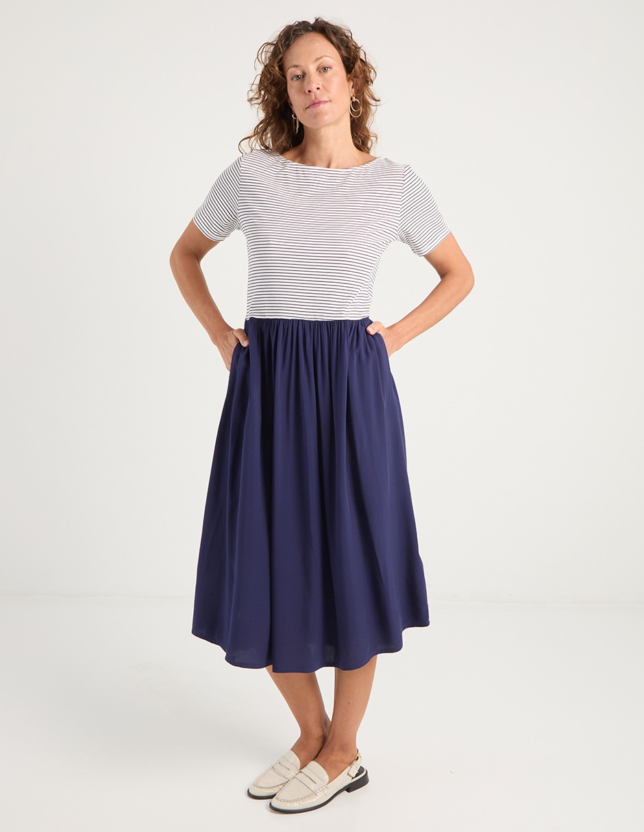 Vestido midi casual Weekend para mujer
