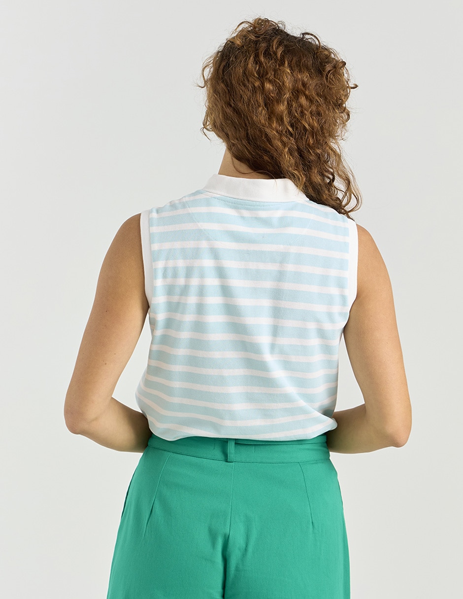 Playera tipo polo Weekend para mujer