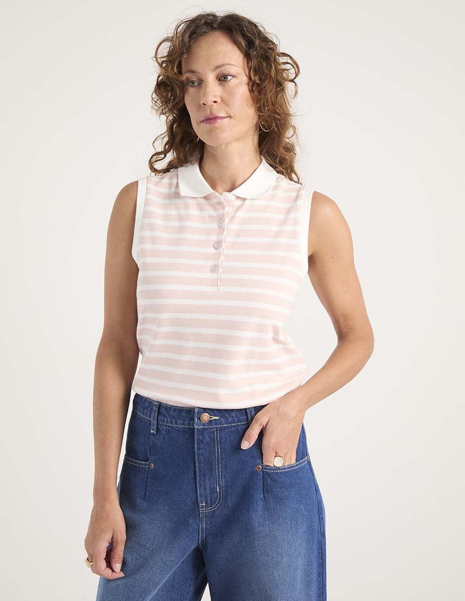 Playera tipo polo para mujer Playera tipo polo para mujer