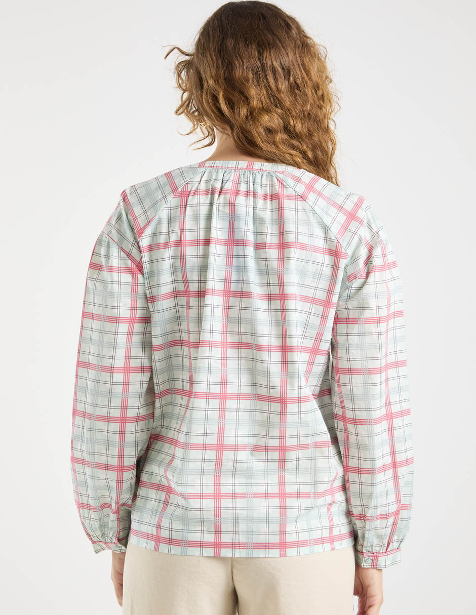 Blusa camisera Weekend manga larga para mujer