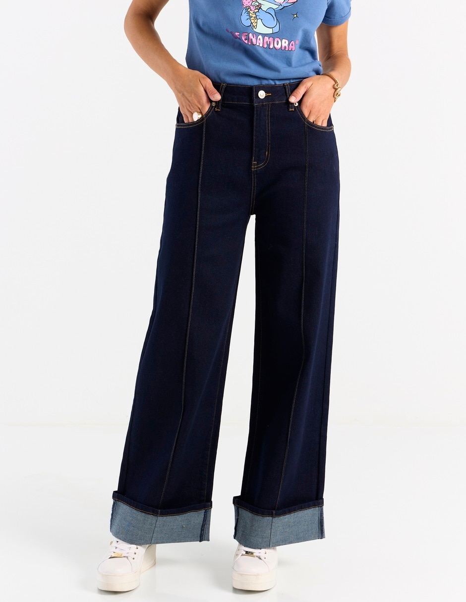 Jeans wide leg para mujer