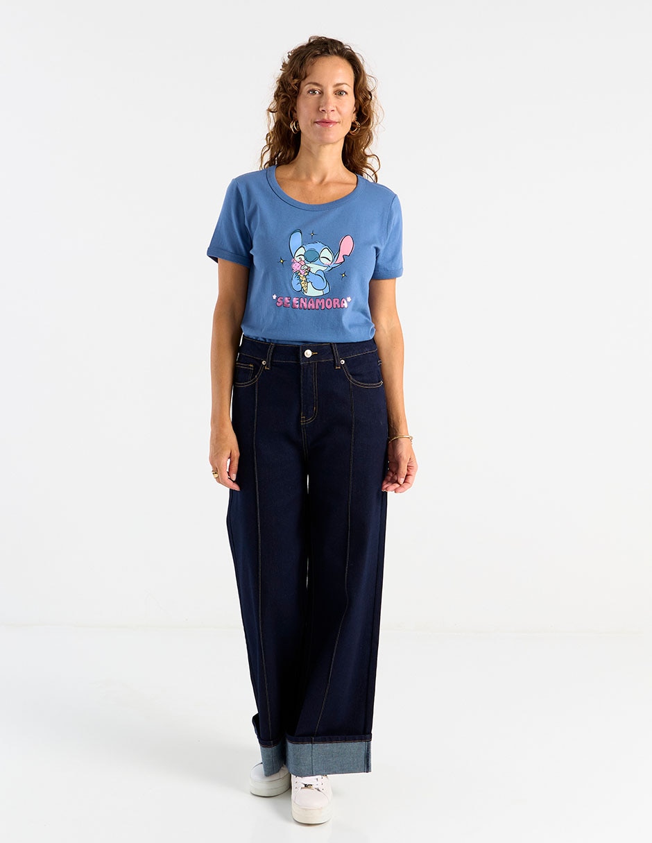Jeans wide leg para mujer