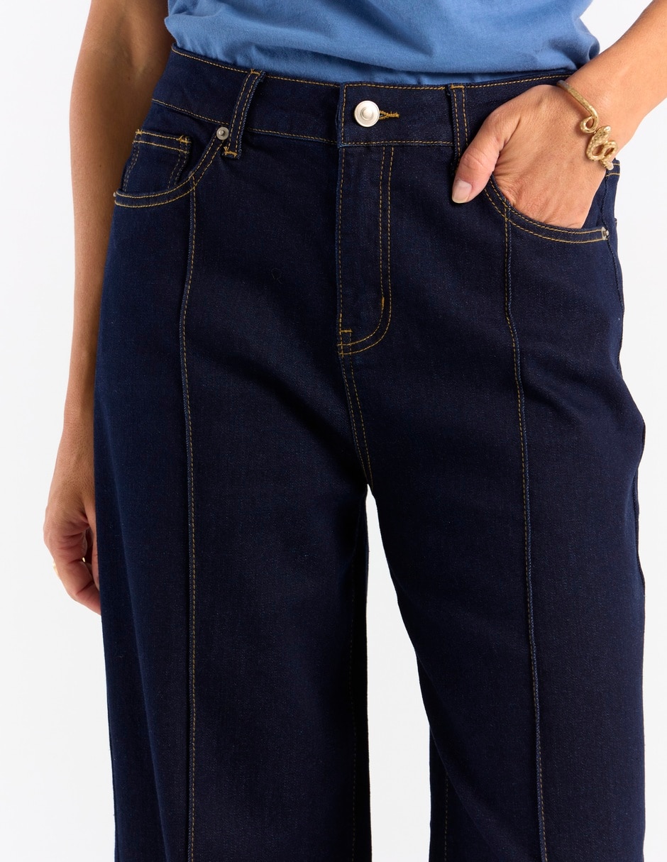 Jeans wide leg para mujer