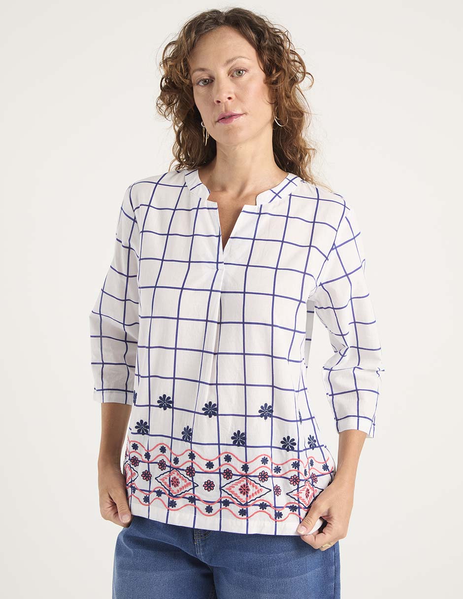 Blusa Weekend manga 3/4 para mujer