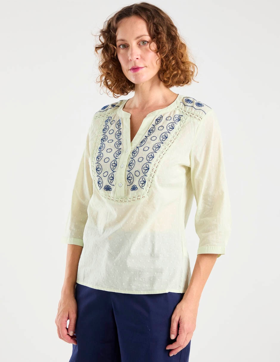 Blusa manga 3/4 para mujer 1