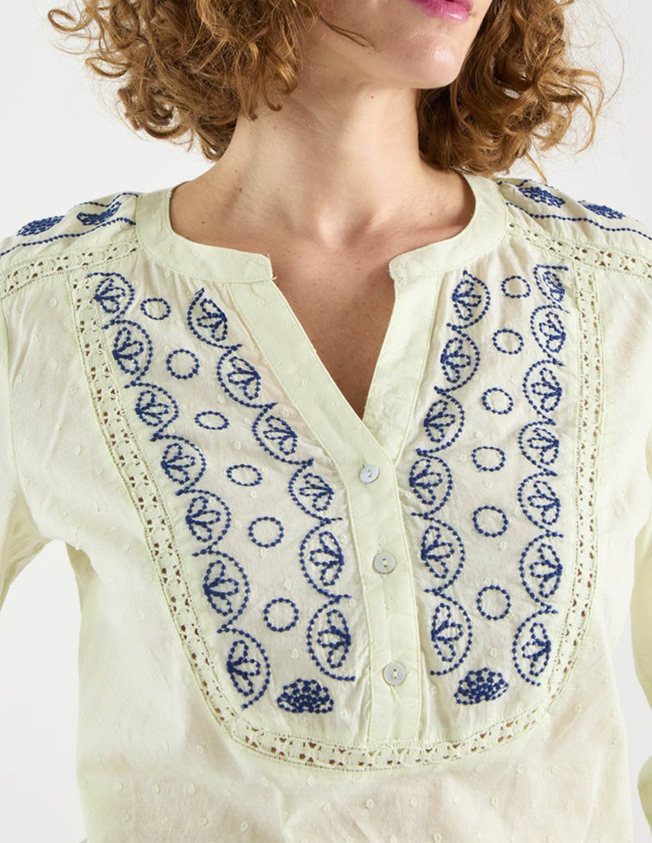 Blusa manga 3/4 para mujer 4