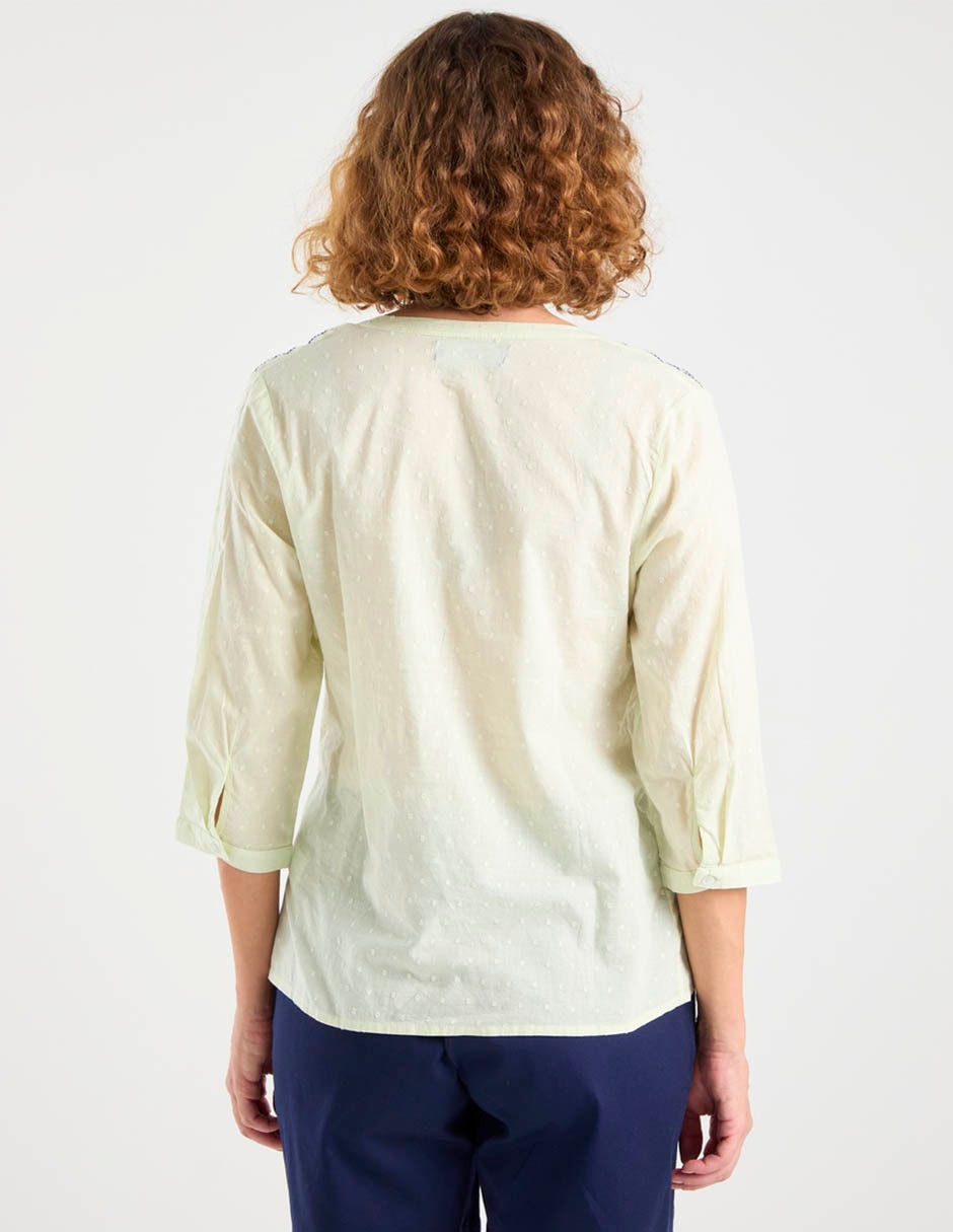 Blusa manga 3/4 para mujer 6