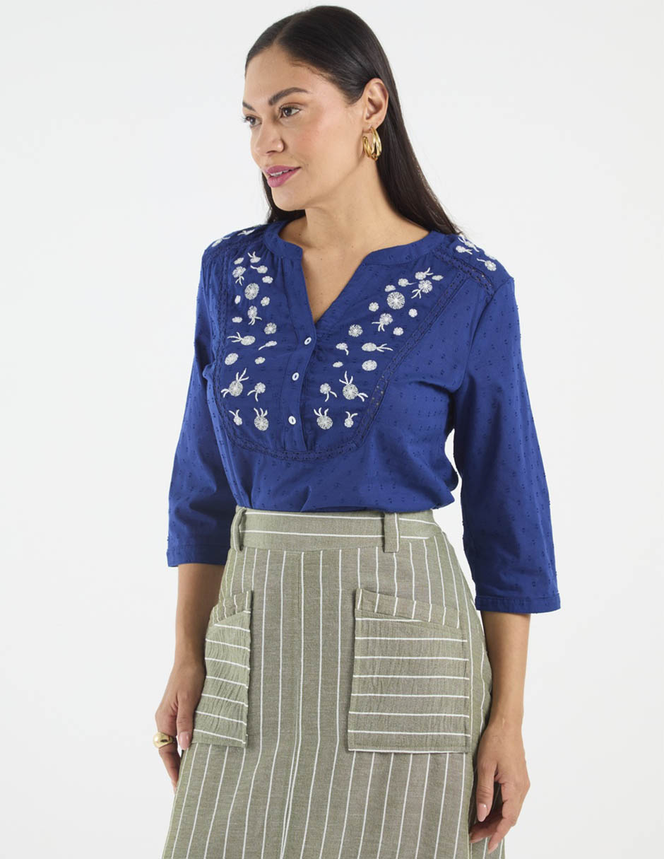 Blusa Weekend manga 3/4 para mujer
