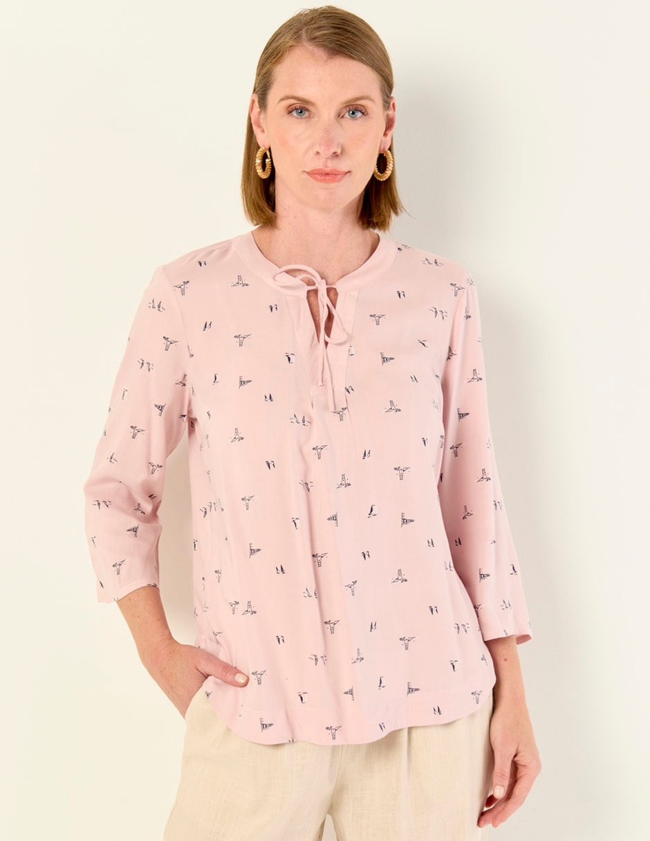 Blusa manga 3/4 para mujer 1
