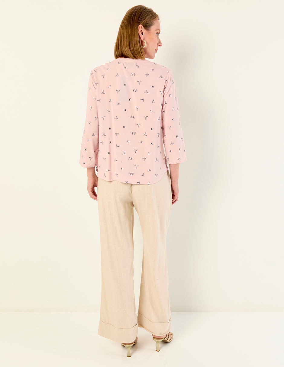 Blusa manga 3/4 para mujer 2