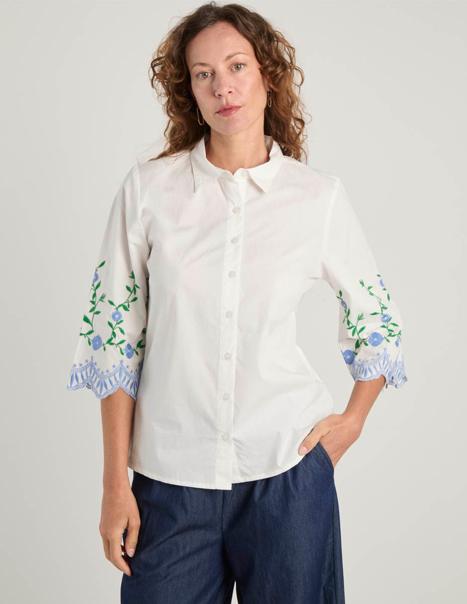 Blusa manga 3/4 para mujer 1