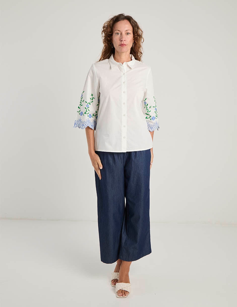 Blusa manga 3/4 para mujer 8