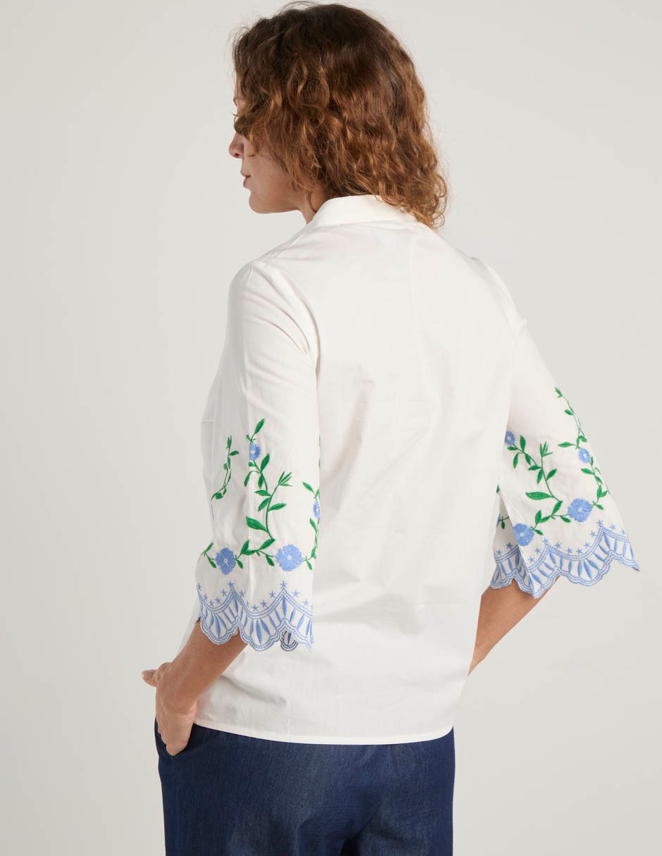 Blusa manga 3/4 para mujer 11