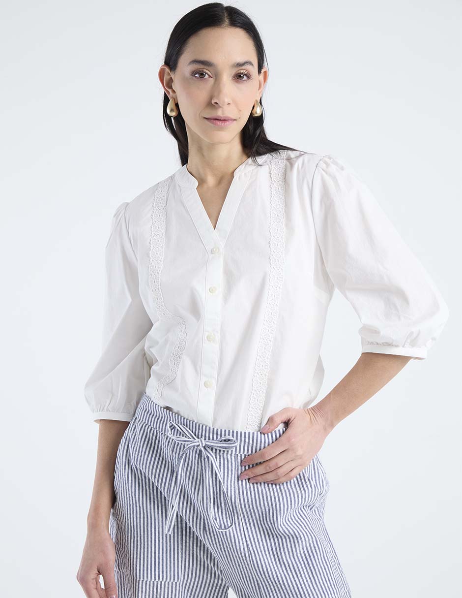 Blusa manga 3/4 para mujer 6
