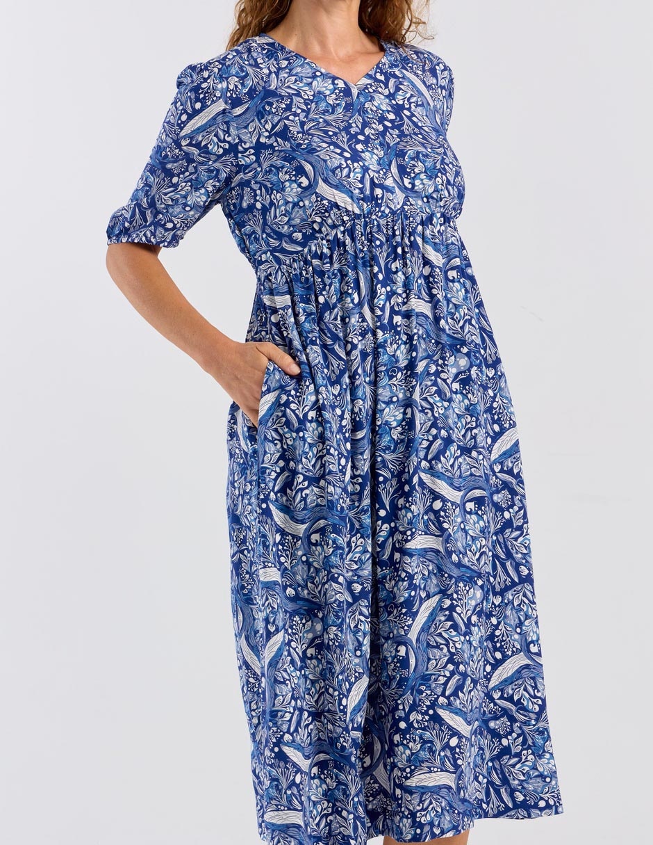 Vestido midi casual para mujer 4